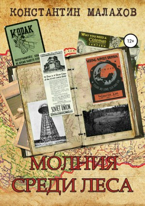 Молния среди леса