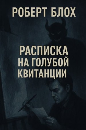 Расписка на голубой квитанции