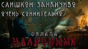 Слишком заманчиво. Очень сомнительно. Оплата наличными